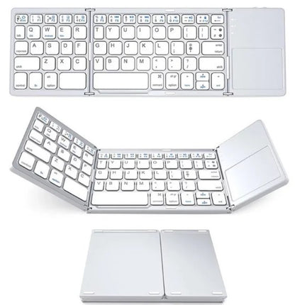 mini teclado inalambrico plegable