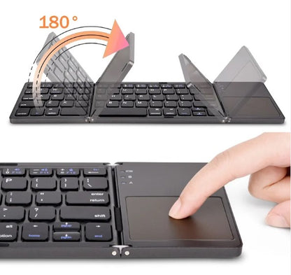 mini teclado inalambrico plegable